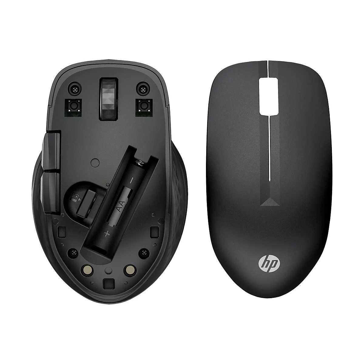 HP 430 - Maus - für mehrere Geräte - ergonomisch - rechts- und linkshändig - 5 Tasten