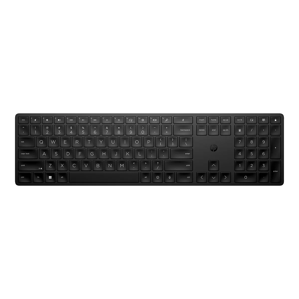 HP 455 - Tastatur - programmierbar - kabellos - 2.4 GHz - Deutsch