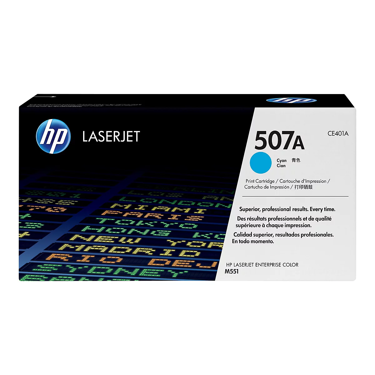 HP 507A - Cyan - original - LaserJet - Tonerpatrone (CE401A)