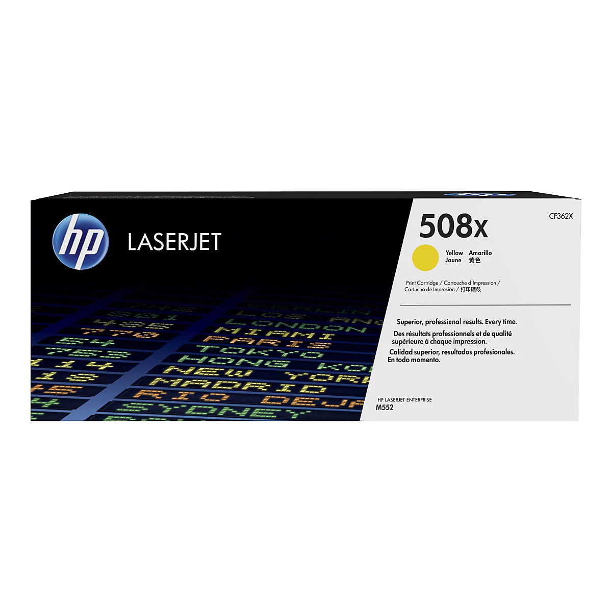 HP 508X - Hohe Ergiebigkeit - Gelb - original - LaserJet - Tonerpatrone (CF362X)