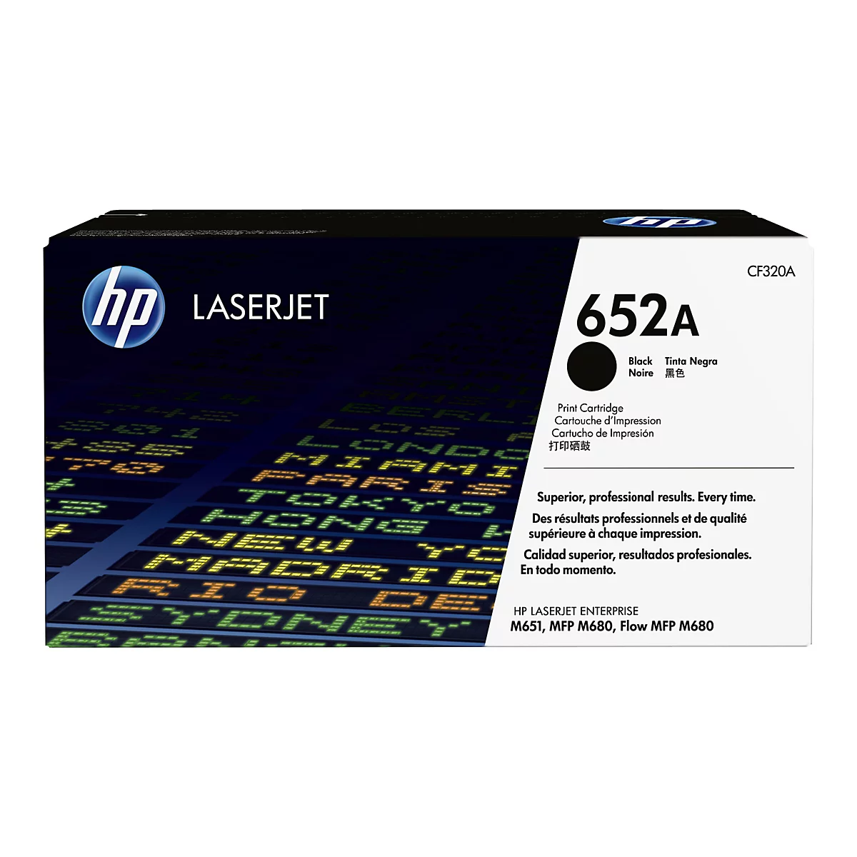 HP 652A - Schwarz - original - LaserJet - Tonerpatrone (CF320A) - für Color LaserJet Enterprise MFP M680; LaserJet Enterprise Flow MFP M680