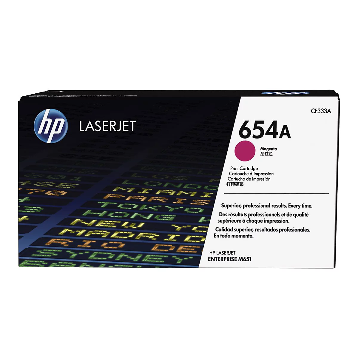 HP 654A - Magenta - original - LaserJet - Tonerpatrone (CF333A)