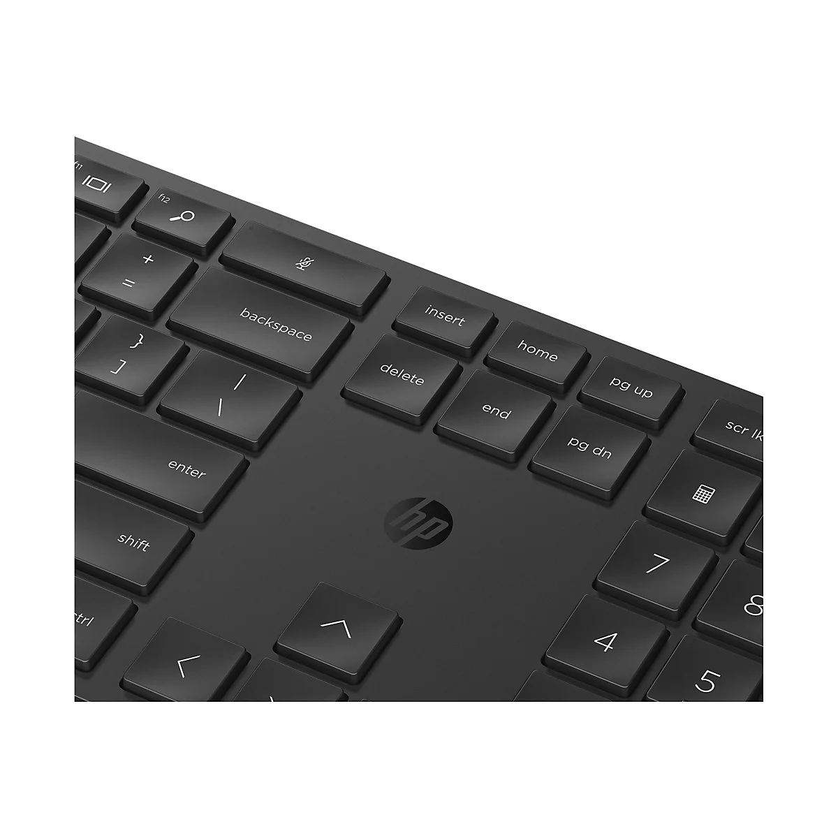 HP 655 - Tastatur-und-Maus-Set - kabellos - 2.4 GHz - QWERTY - Englisch