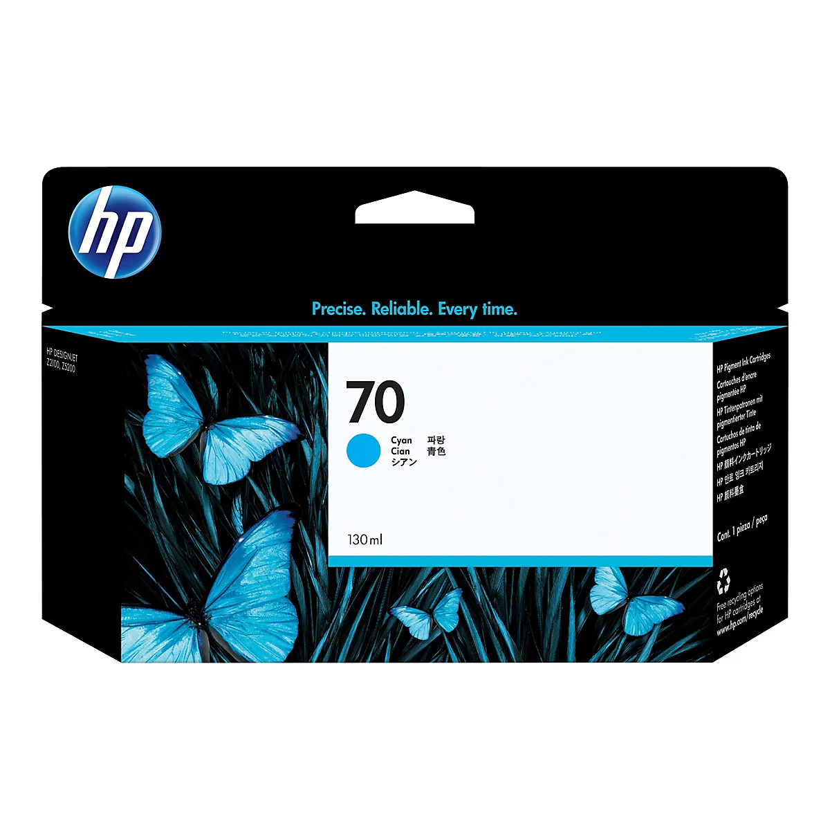 HP 70 - Cyan - original - DesignJet - Tintenpatrone