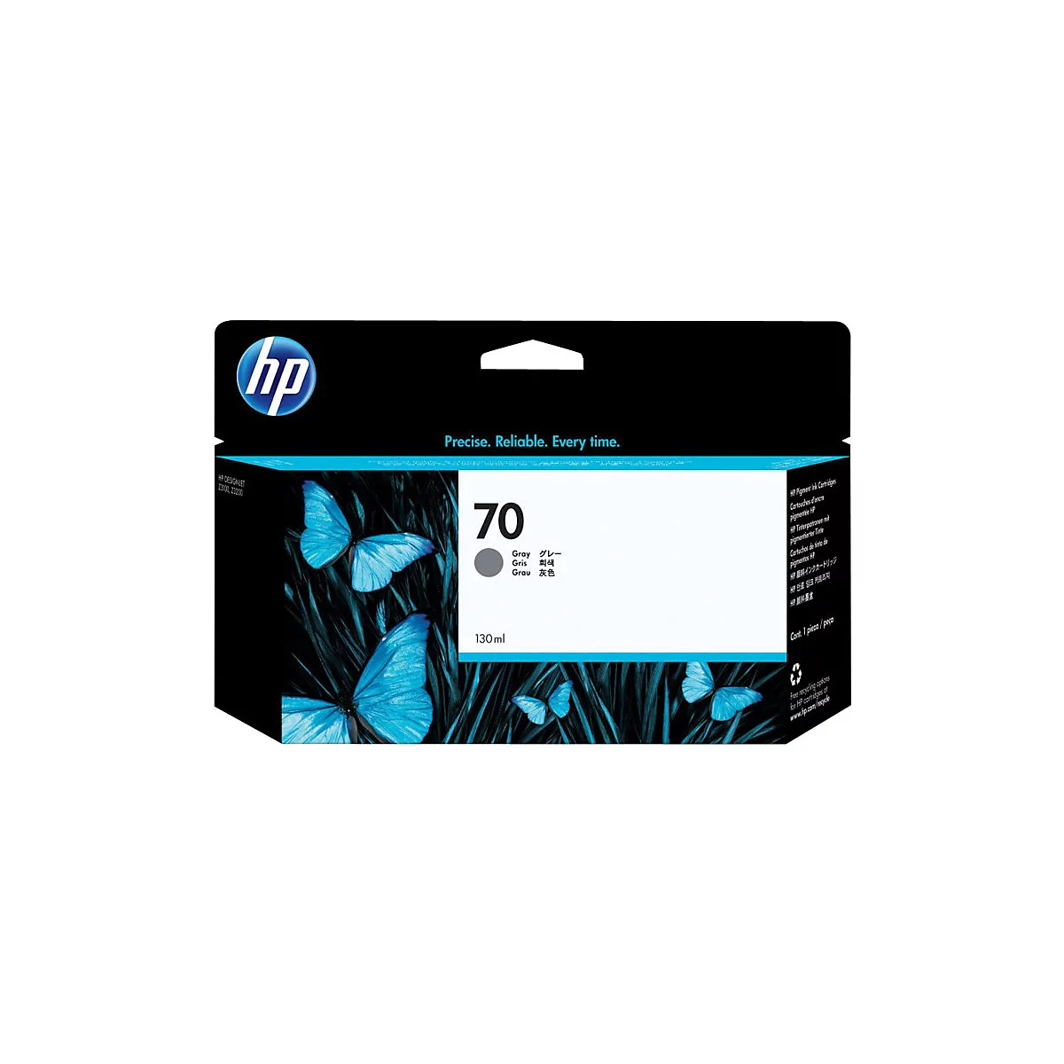 HP 70 - Grau - original - DesignJet - Tintenpatrone