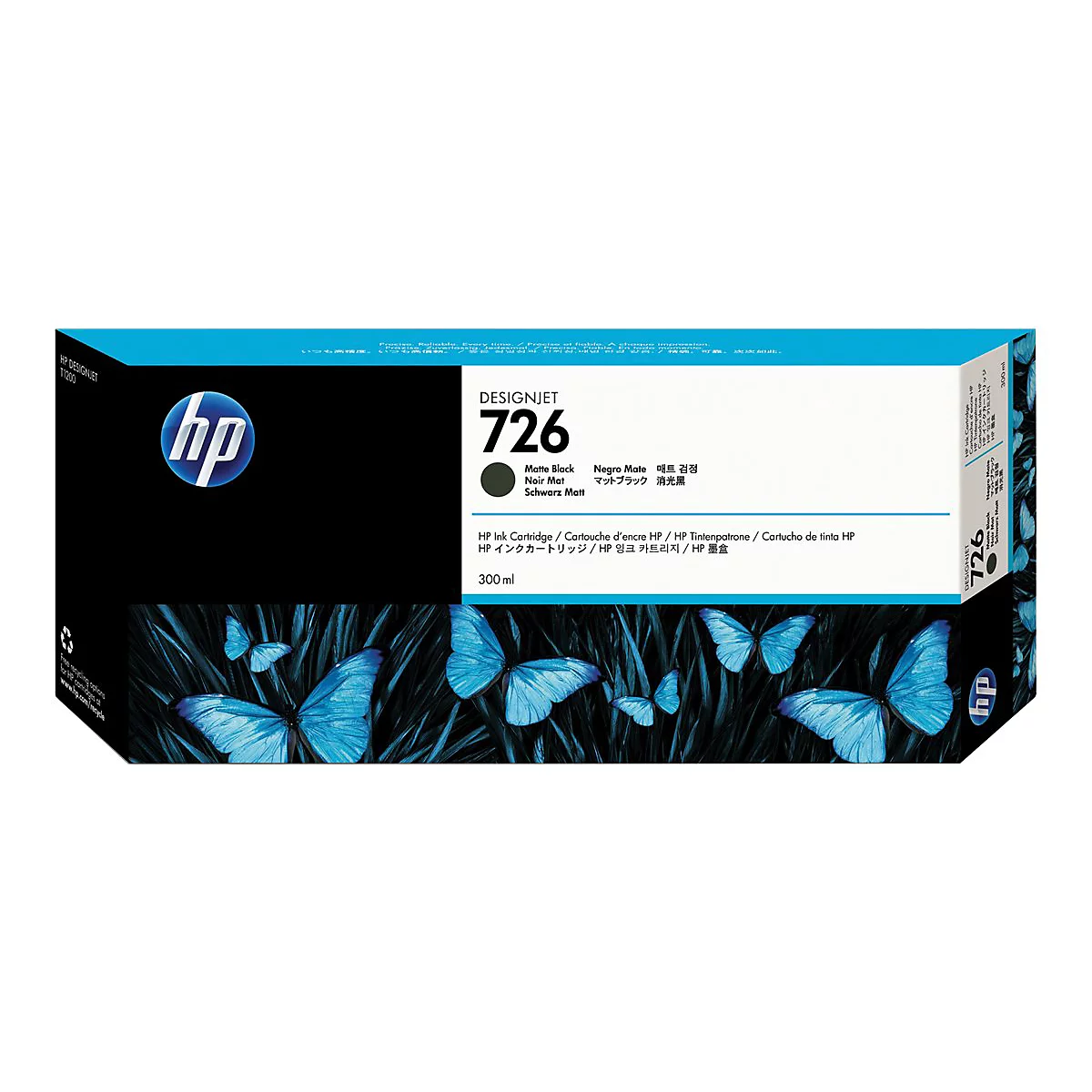 HP 726 - mattschwarz - original - DesignJet - Tintenpatrone