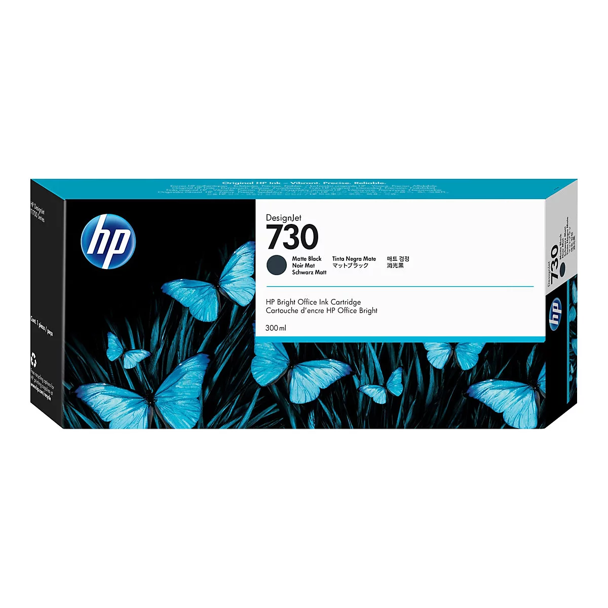 HP 730 - mit hoher Kapazität - mattschwarz - original - DesignJet - Tintenpatrone