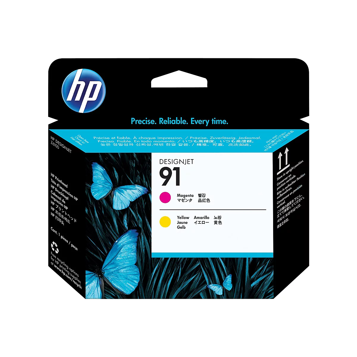 HP 91 - Gelb, Magenta - Druckkopf