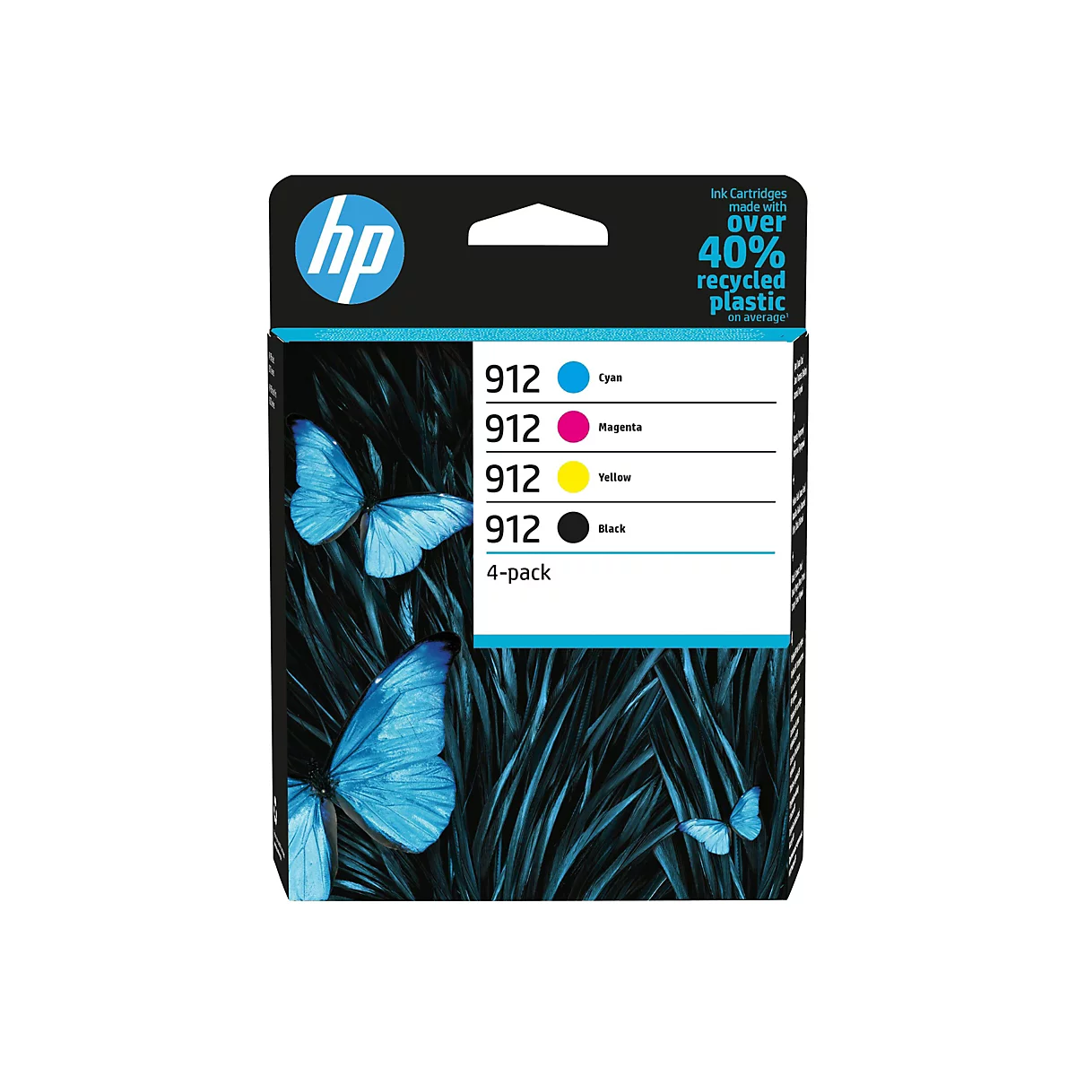HP 912 - 4er-Pack - Schwarz, Gelb, Cyan, Magenta - original - Tintenpatrone - für Officejet 80XX; Officejet Pro 80XX