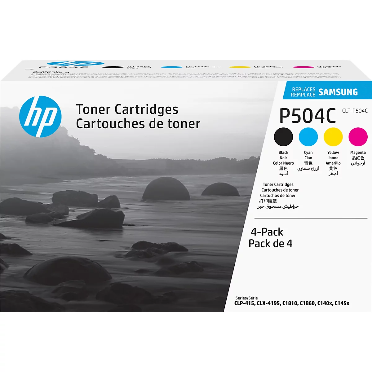HP CLT-P504C - 4er-Pack - Schwarz, Gelb, Cyan, Magenta - original - Tonerpatrone (SU400A)