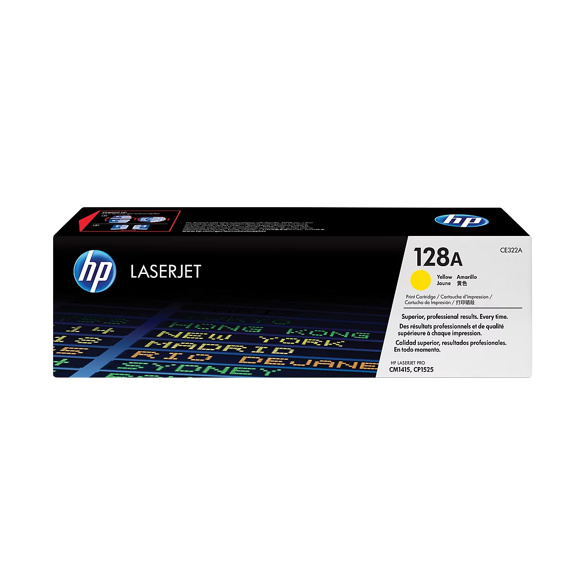 HP Color LaserJet CE322A printcassette geel