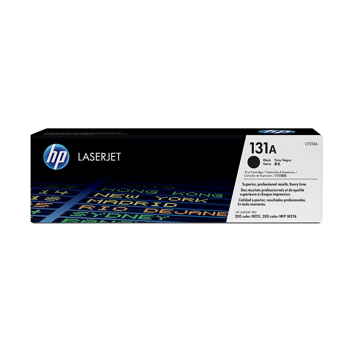 HP Color LaserJet CF210A Toner, schwarz, original