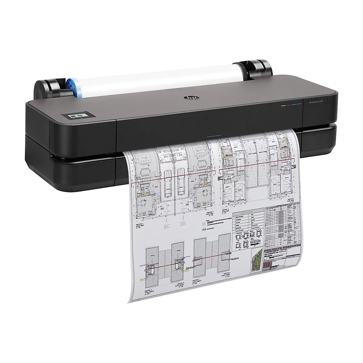 HP DesignJet T250 - 610 mm (24') Großformatdrucker - Farbe - Tintenstrahl - A1, ANSI D - 2400 x 1200 dpi