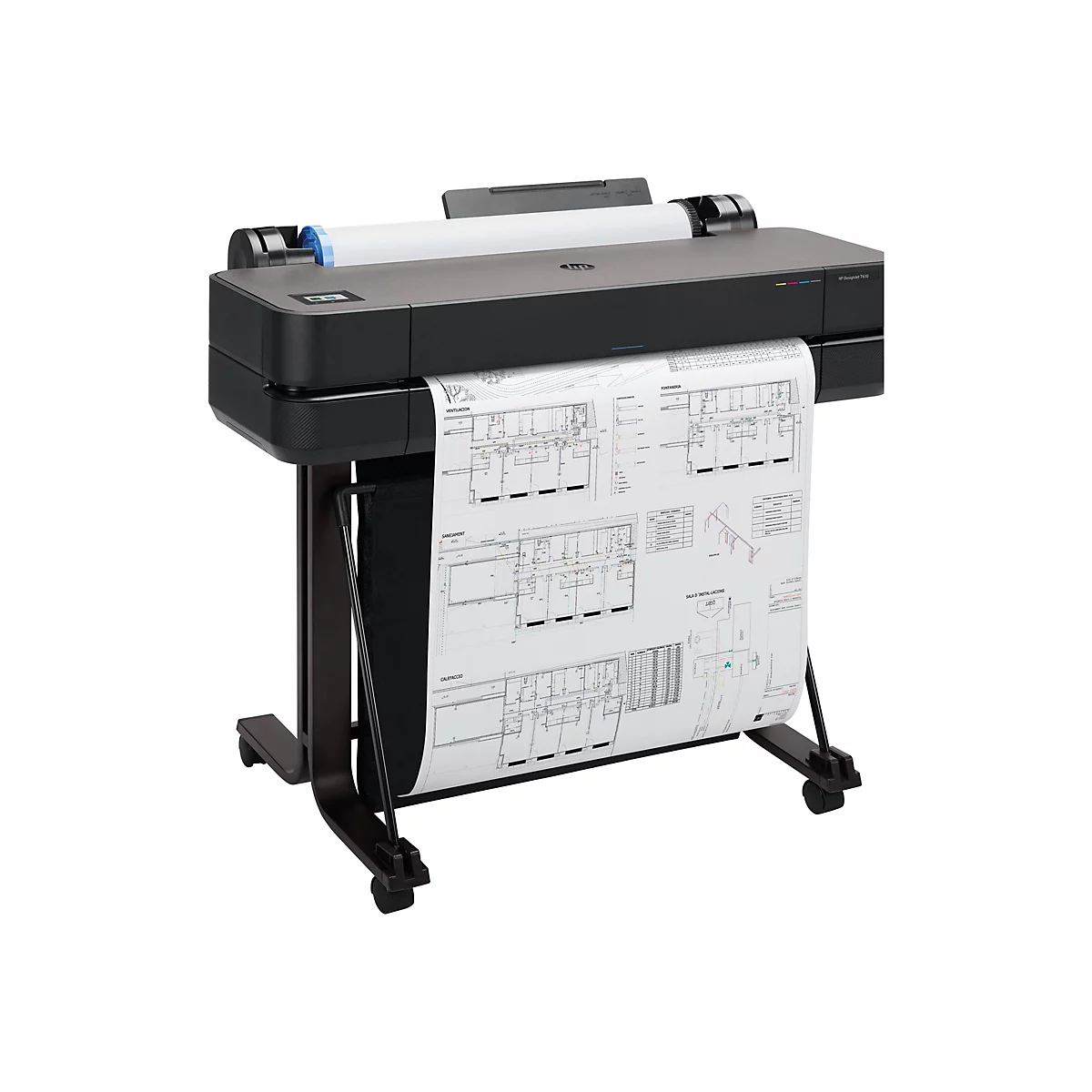 HP DesignJet T630 - 2025 Edition - 610 mm (24') Großformatdrucker - Farbe - Tintenstrahl - Rolle A1 (61,0 cm x 45,7 m), A1, ANSI D