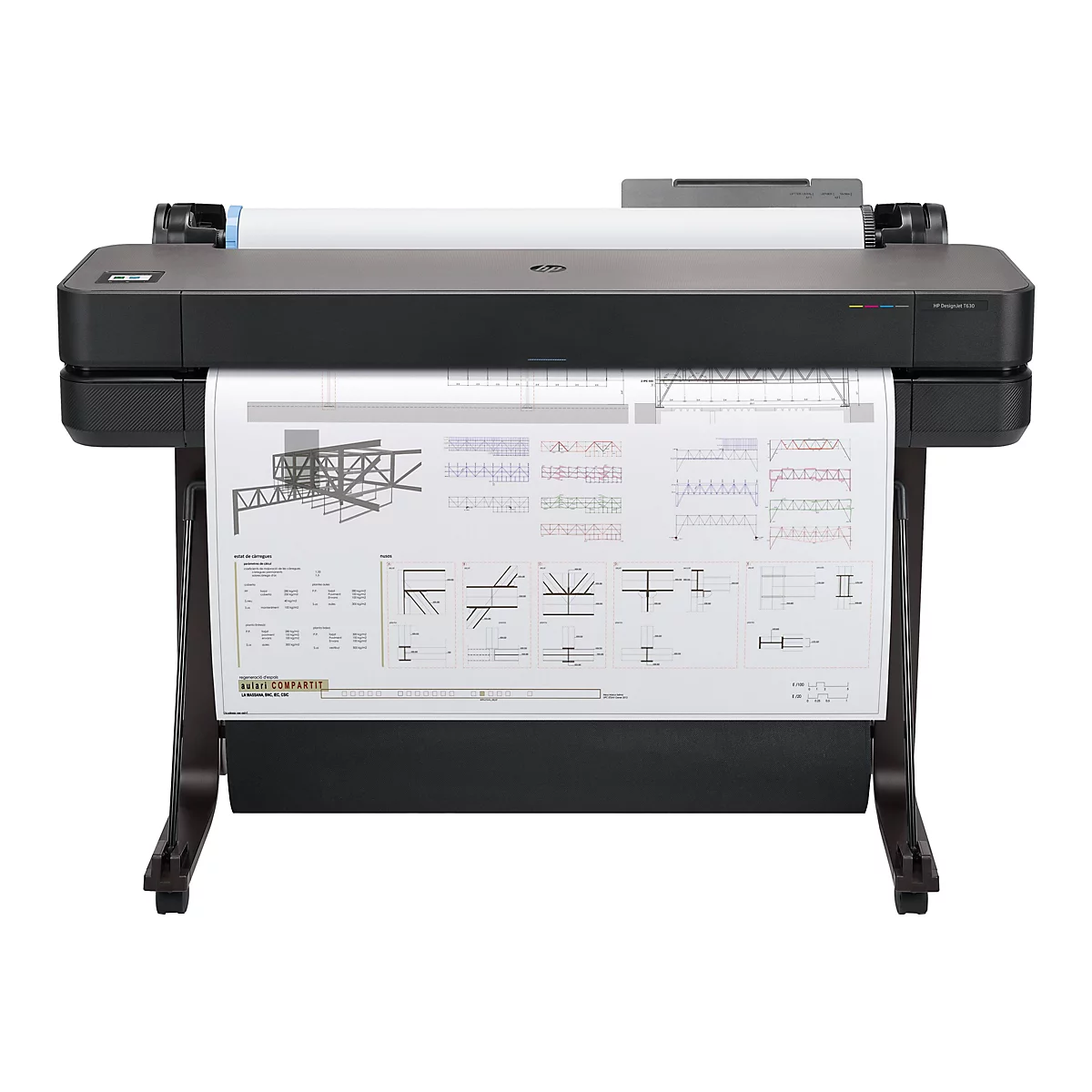 HP DesignJet T630 - 2025 Edition - 914 mm (36') Großformatdrucker - Farbe - Tintenstrahl - Rolle A1 (61,0 cm x 45,7 m), A1, ANSI D