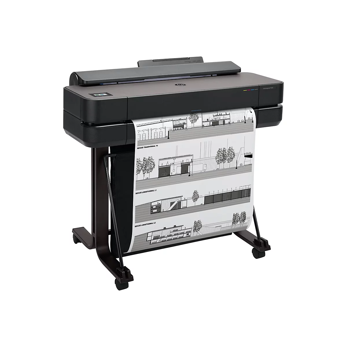 HP DesignJet T650 - 610 mm (24') Großformatdrucker - Farbe - Tintenstrahl - Rolle (61 cm) - 2400 x 1200 dpi