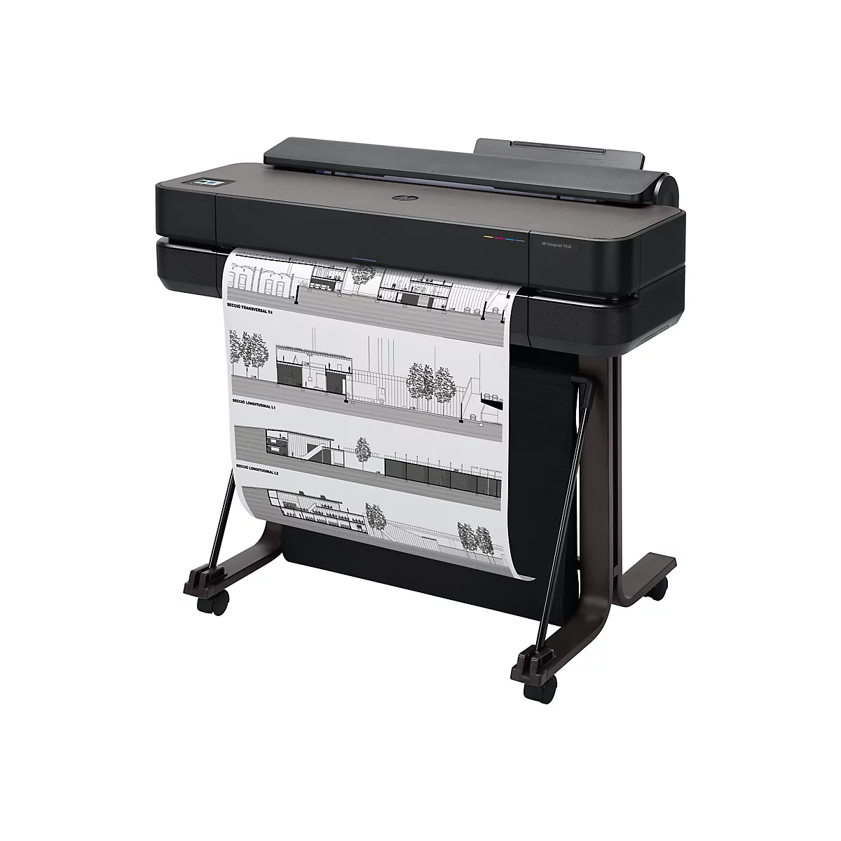 HP DesignJet T650 - 610 mm (24') Großformatdrucker - Farbe - Tintenstrahl - Rolle (61 cm) - 2400 x 1200 dpi