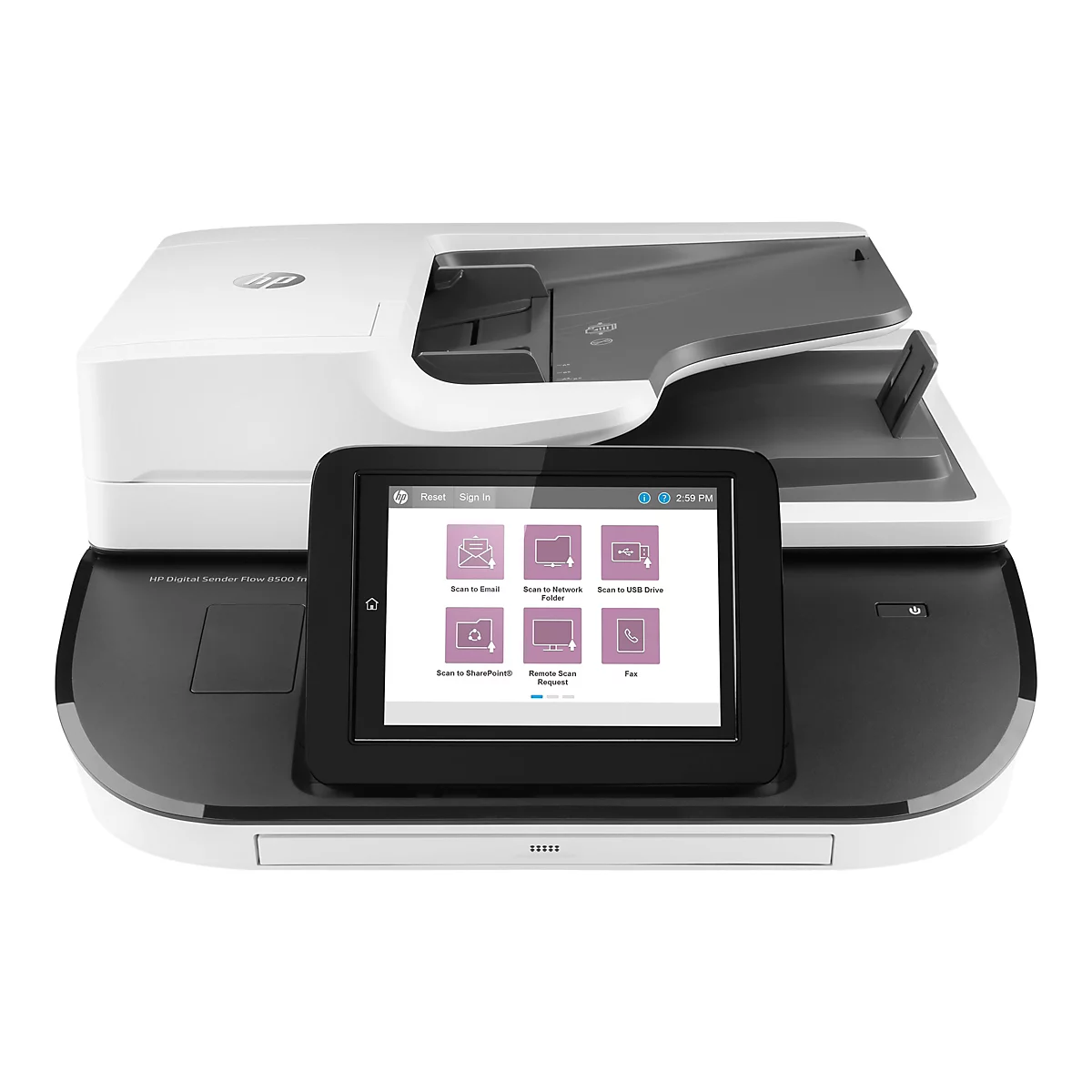HP Digital Sender Flow 8500fn2 - Dokumentenscanner - Desktop-Gerät - USB 2.0, Gigabit LAN, USB 2.0 (Host)