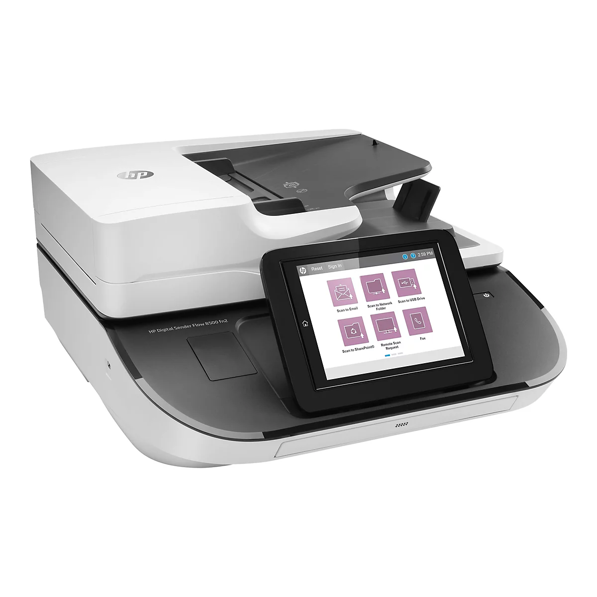 HP Digital Sender Flow 8500fn2 - Dokumentenscanner - Desktop-Gerät - USB 2.0, Gigabit LAN, USB 2.0 (Host)