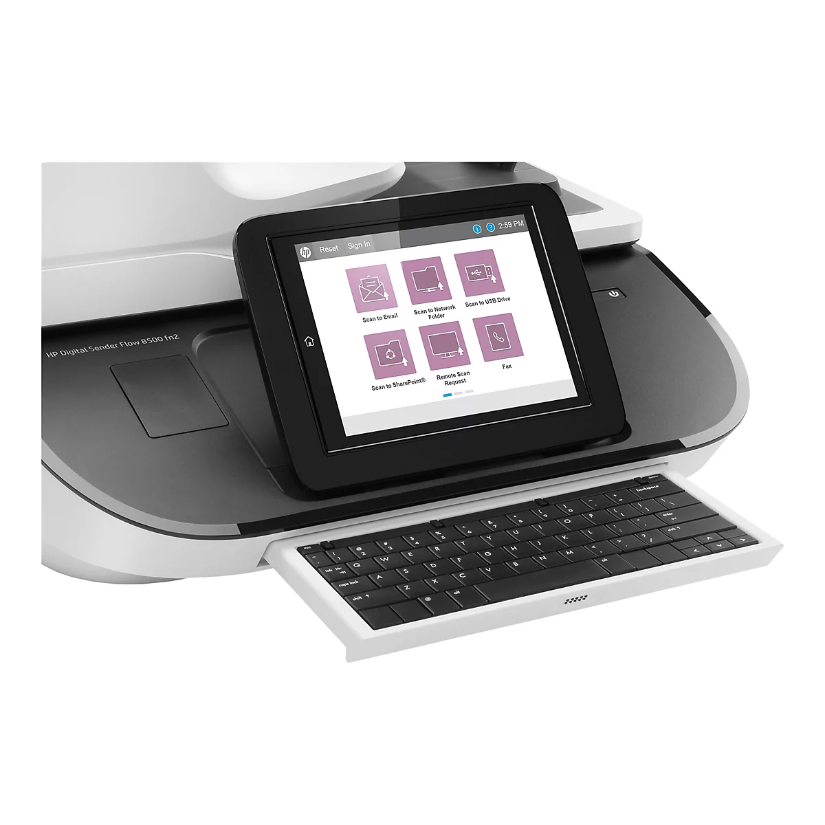 HP Digital Sender Flow 8500fn2 - Dokumentenscanner - Desktop-Gerät - USB 2.0, Gigabit LAN, USB 2.0 (Host)