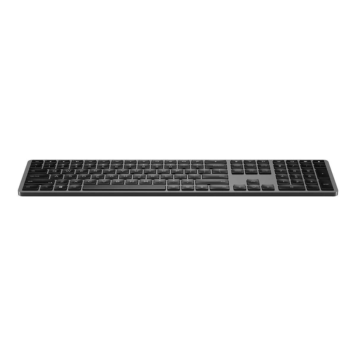 HP Dual Mode 975 - Tastatur - hinterleuchtet - kabellos - Bluetooth - Deutsch