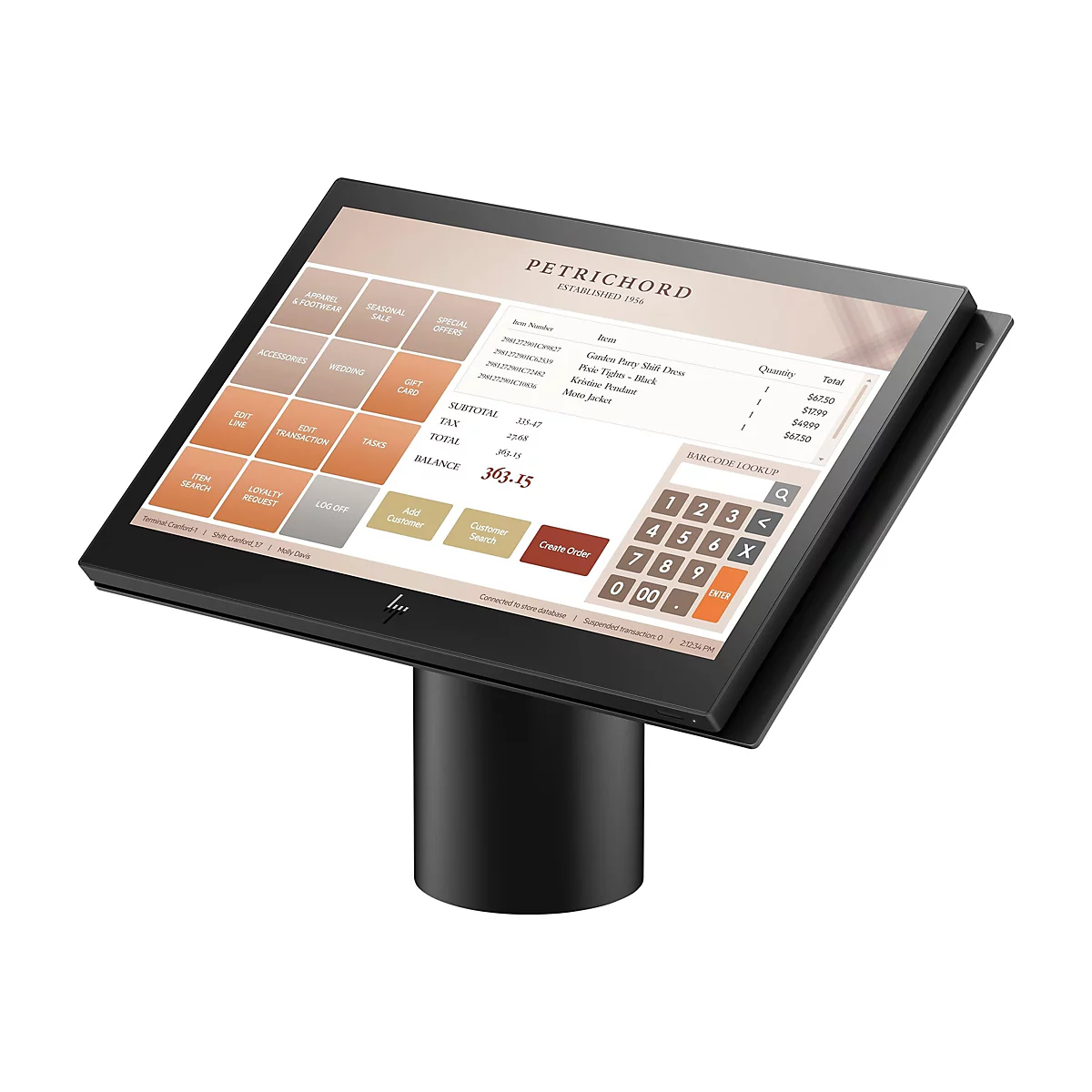 HP Engage One 145 - All-in-One (Komplettlösung) - 1 x Core i5 7300U / 2.6 GHz - vPro - RAM 8 GB - SSD 256 GB