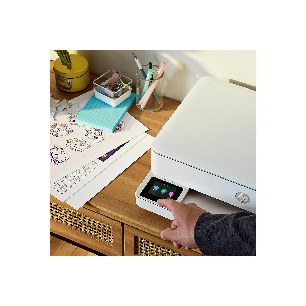 HP ENVY 6120e All-in-One - Multifunktionsdrucker - Farbe - Tintenstrahl - 216 x 297 mm (Original) - A4/Letter (Medien)