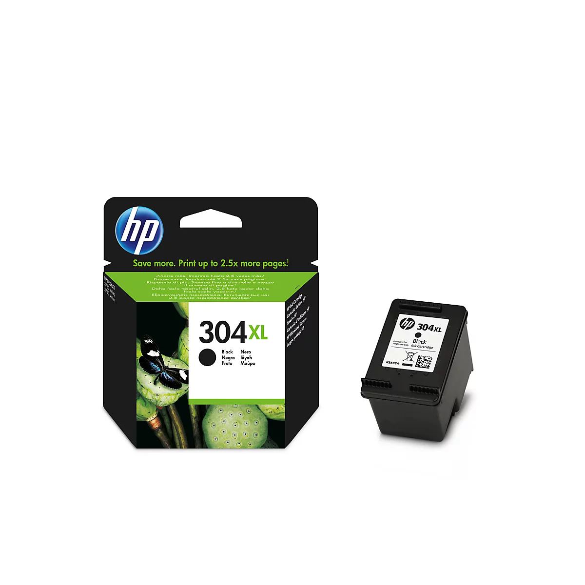 HP inktcartridge Nr. 304XL zwart N9K08AE