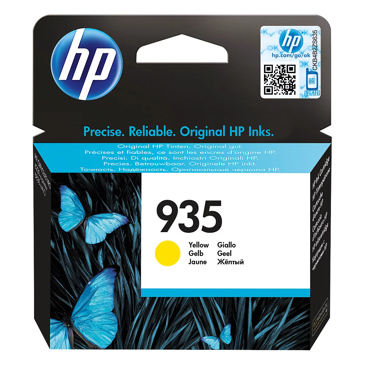 HP inktpatroon Nr. 935 geel (C2P22AE)