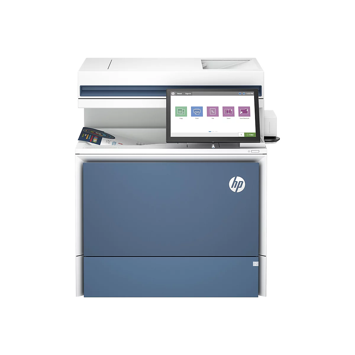 HP LaserJet Enterprise Flow MFP 5800zf - Multifunktionsdrucker - Farbe - Laser - Legal (216 x 356 mm) (Original) - A4/Legal (Medien)