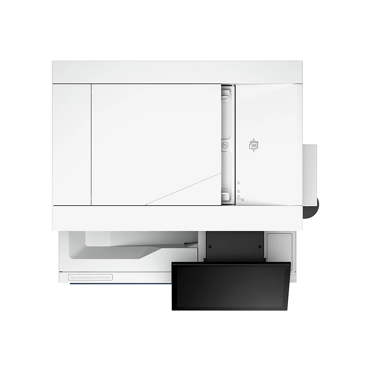 HP LaserJet Enterprise Flow MFP 5800zf - Multifunktionsdrucker - Farbe - Laser - Legal (216 x 356 mm) (Original) - A4/Legal (Medien)