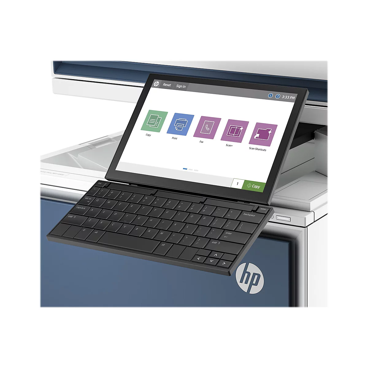 HP LaserJet Enterprise Flow MFP 5800zf - Multifunktionsdrucker - Farbe - Laser - Legal (216 x 356 mm) (Original) - A4/Legal (Medien)