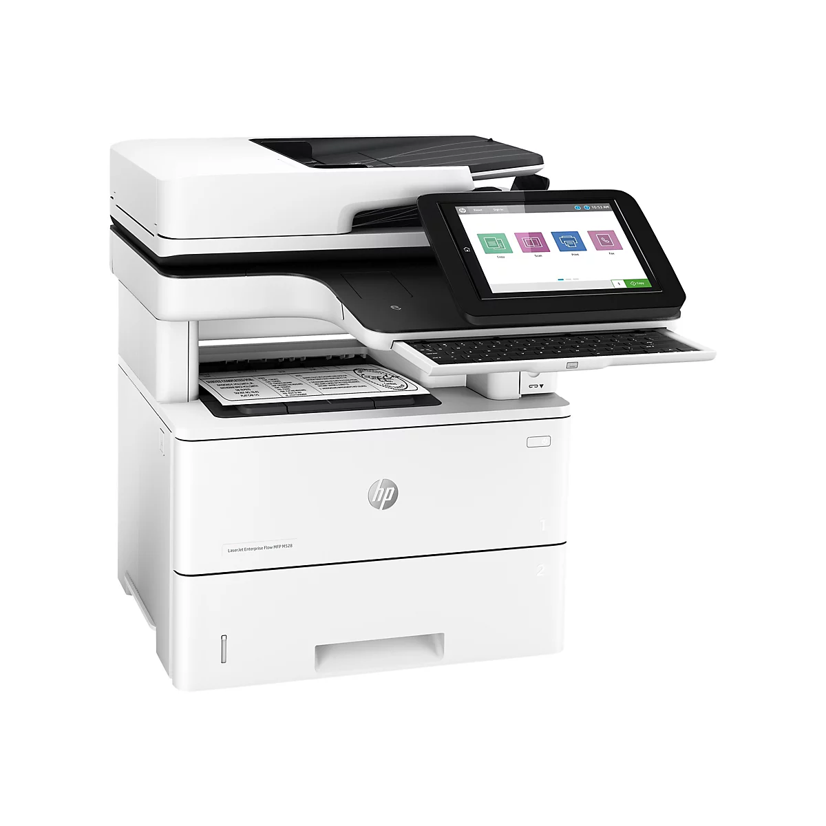 HP LaserJet Enterprise Flow MFP M528z - Multifunktionsdrucker - s/w - Laser - Legal (216 x 356 mm)/A4 (210 x 297 mm) (Original) - A4/Legal (Medien)