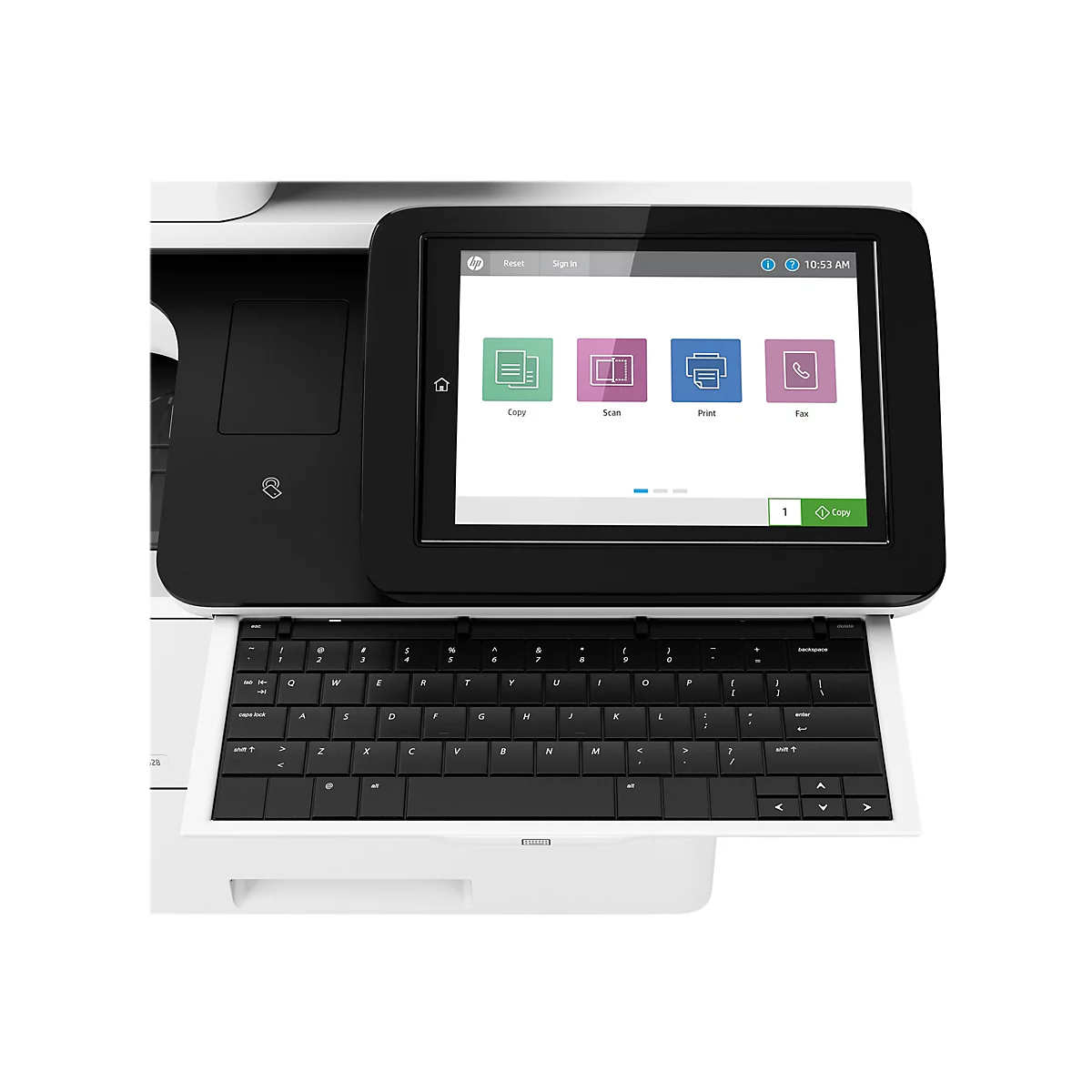 HP LaserJet Enterprise Flow MFP M528z - Multifunktionsdrucker - s/w - Laser - Legal (216 x 356 mm)/A4 (210 x 297 mm) (Original) - A4/Legal (Medien)