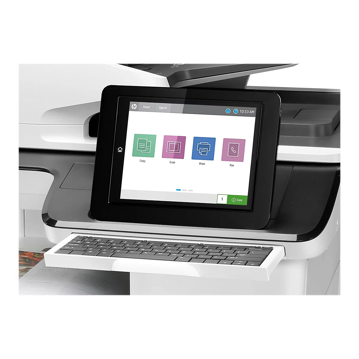 HP LaserJet Enterprise Flow MFP M776z - Multifunktionsdrucker - Farbe - Laser - 297 x 864 mm (Original) - A3/Ledger (Medien)