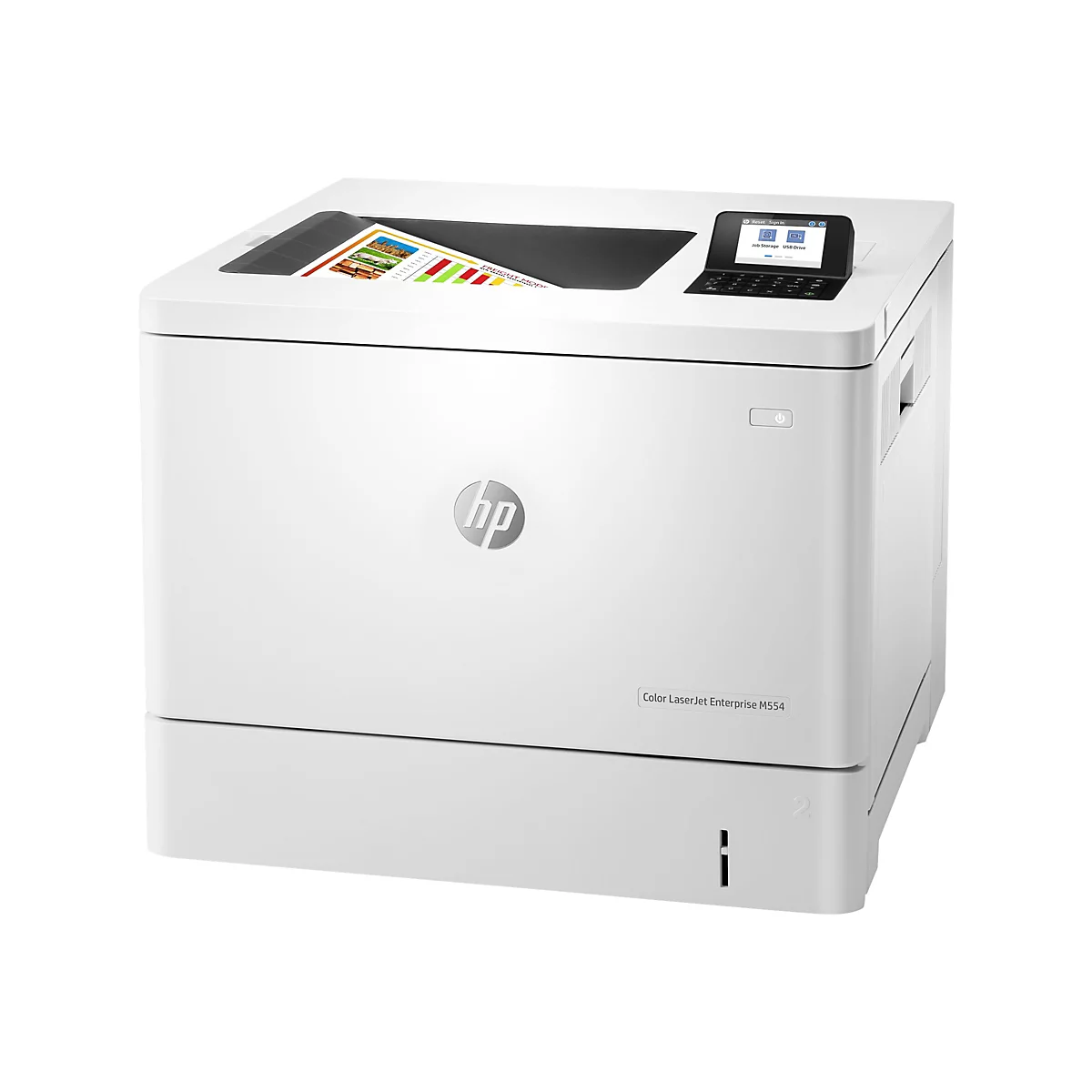 HP LaserJet Enterprise M554dn - Drucker - Farbe - Laser