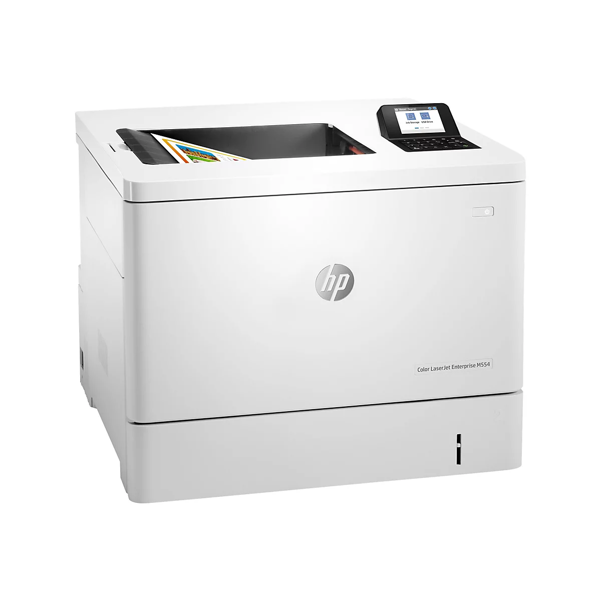HP LaserJet Enterprise M554dn - Drucker - Farbe - Laser