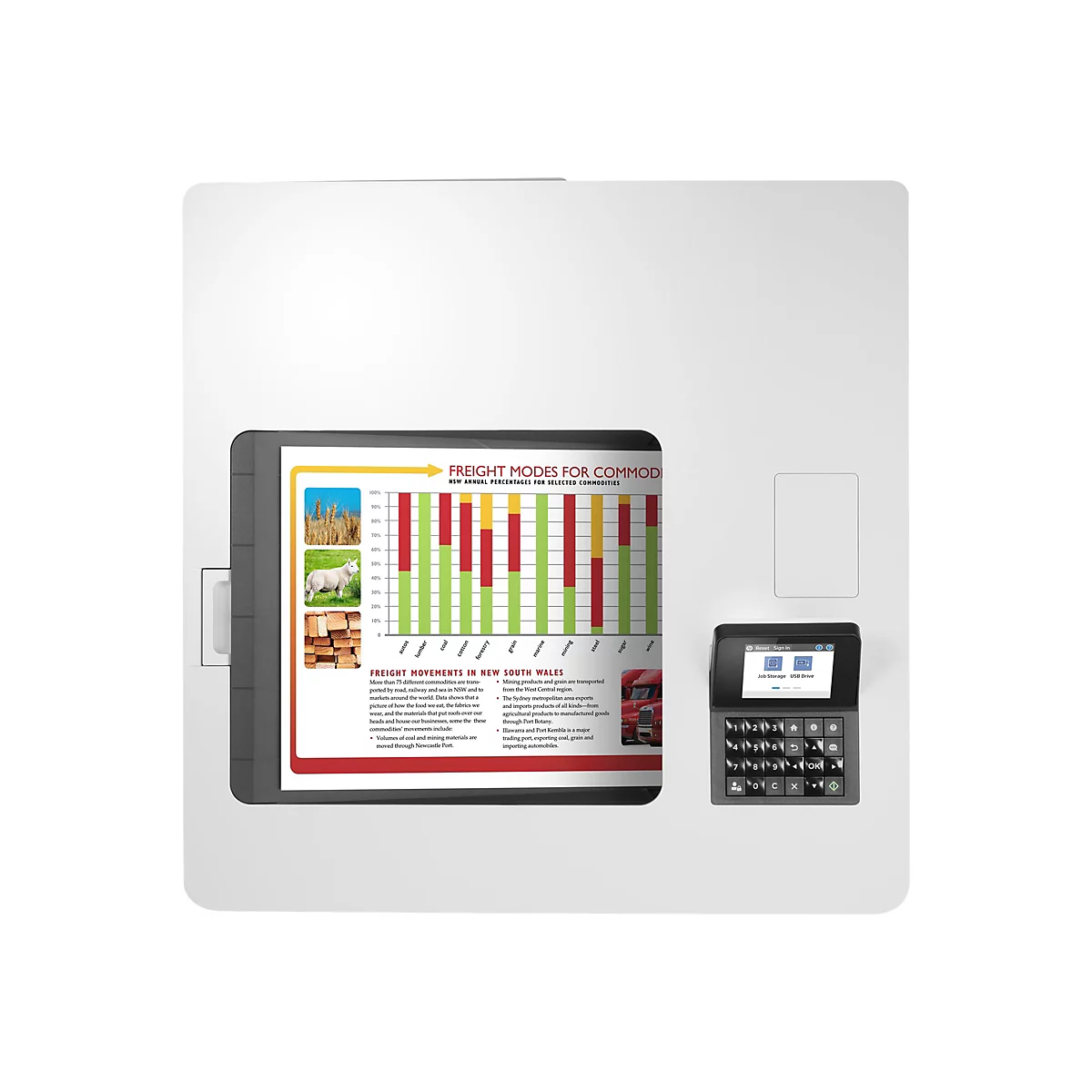 HP LaserJet Enterprise M554dn - Drucker - Farbe - Laser