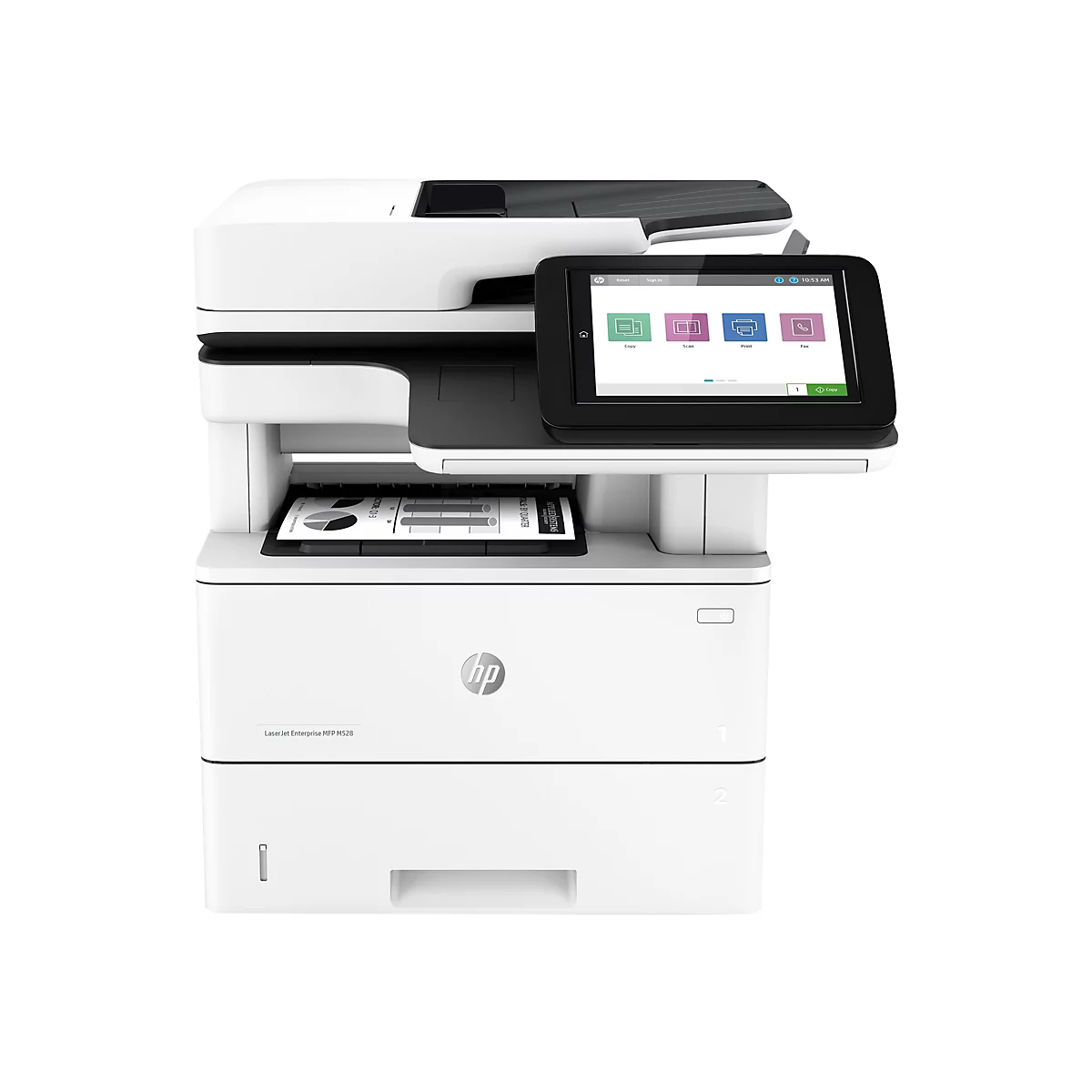 HP LaserJet Enterprise MFP M528dn - Multifunktionsdrucker - s/w - Laser - Legal (216 x 356 mm) (Original) - A4/Legal (Medien)
