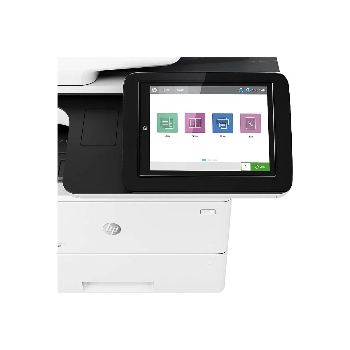 HP LaserJet Enterprise MFP M528dn - Multifunktionsdrucker - s/w - Laser - Legal (216 x 356 mm) (Original) - A4/Legal (Medien)