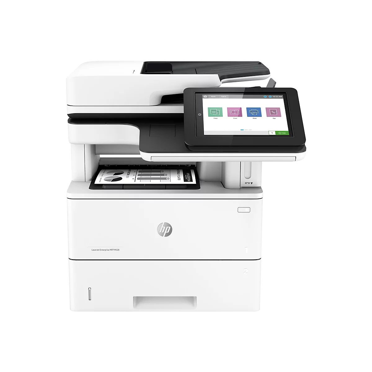 HP LaserJet Enterprise MFP M528f - Multifunktionsdrucker - s/w - Laser - Legal (216 x 356 mm) (Original) - A4/Legal (Medien)