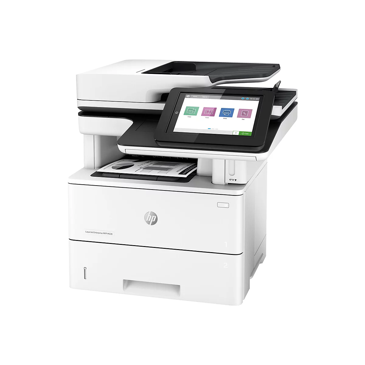 HP LaserJet Enterprise MFP M528f - Multifunktionsdrucker - s/w - Laser - Legal (216 x 356 mm) (Original) - A4/Legal (Medien)