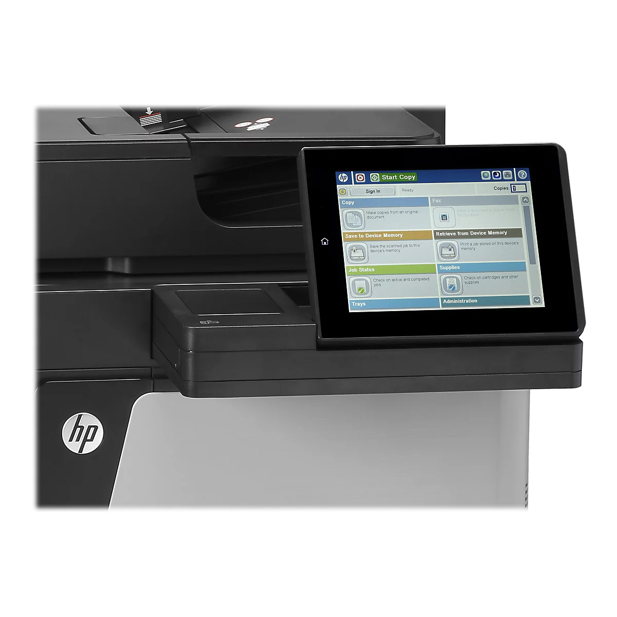 HP LaserJet Enterprise MFP M630dn - Multifunktionsdrucker - s/w - Laser - Legal (216 x 356 mm) (Original) - A4/Legal (Medien)
