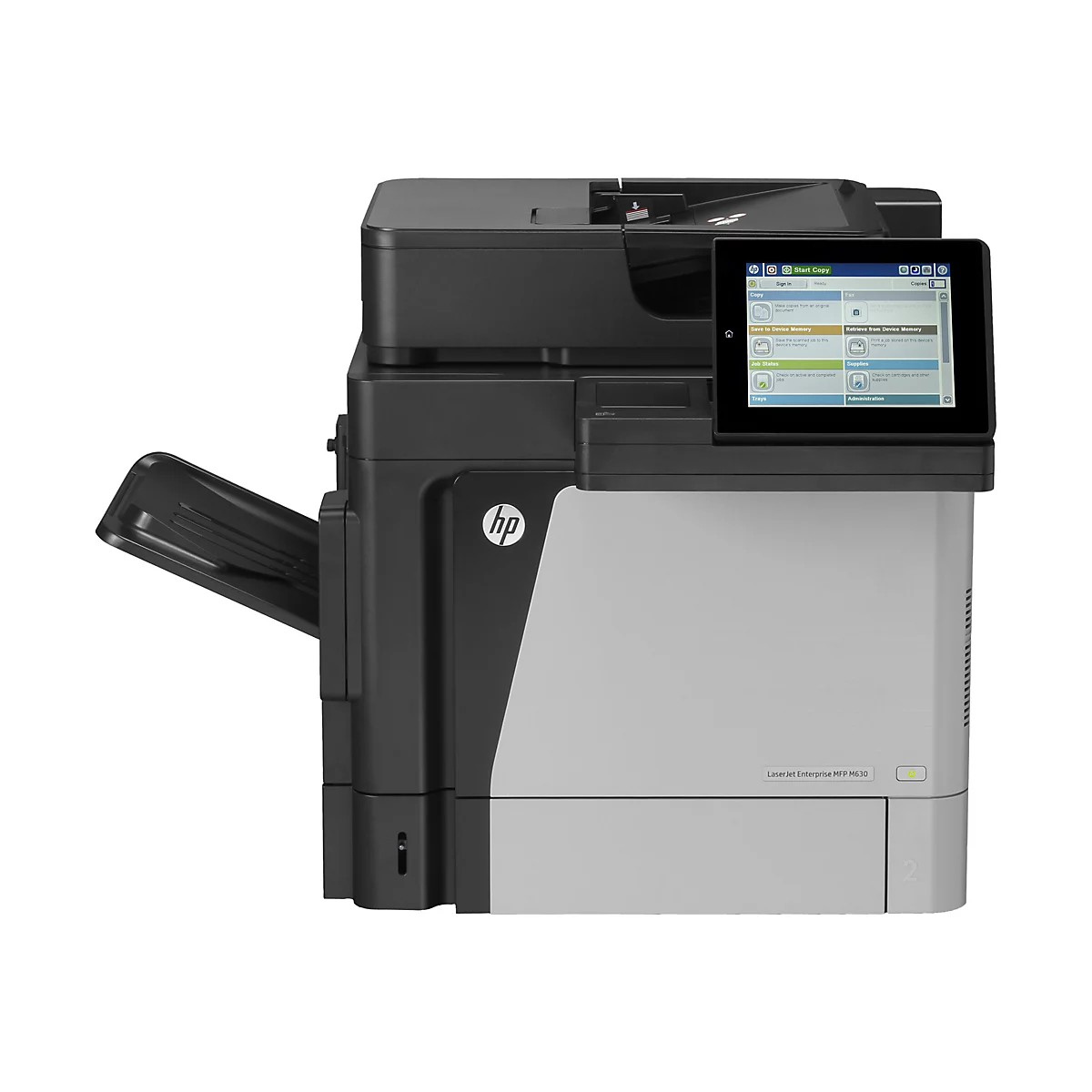 HP LaserJet Enterprise MFP M630dn - Multifunktionsdrucker - s/w - Laser - Legal (216 x 356 mm) (Original) - A4/Legal (Medien)