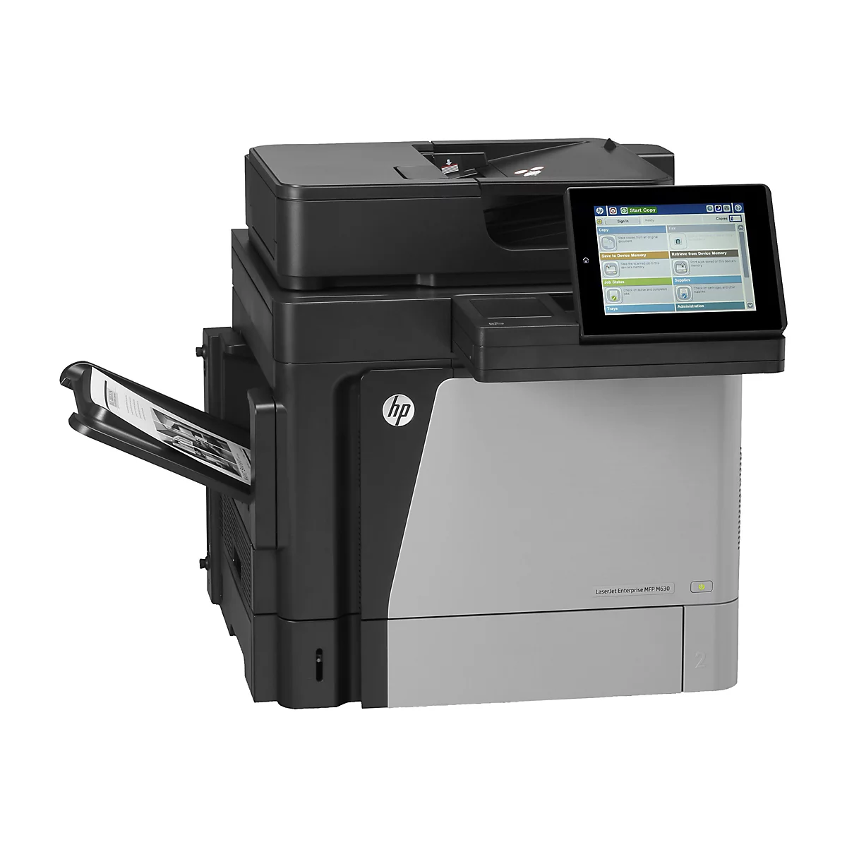 HP LaserJet Enterprise MFP M630dn - Multifunktionsdrucker - s/w - Laser - Legal (216 x 356 mm) (Original) - A4/Legal (Medien)