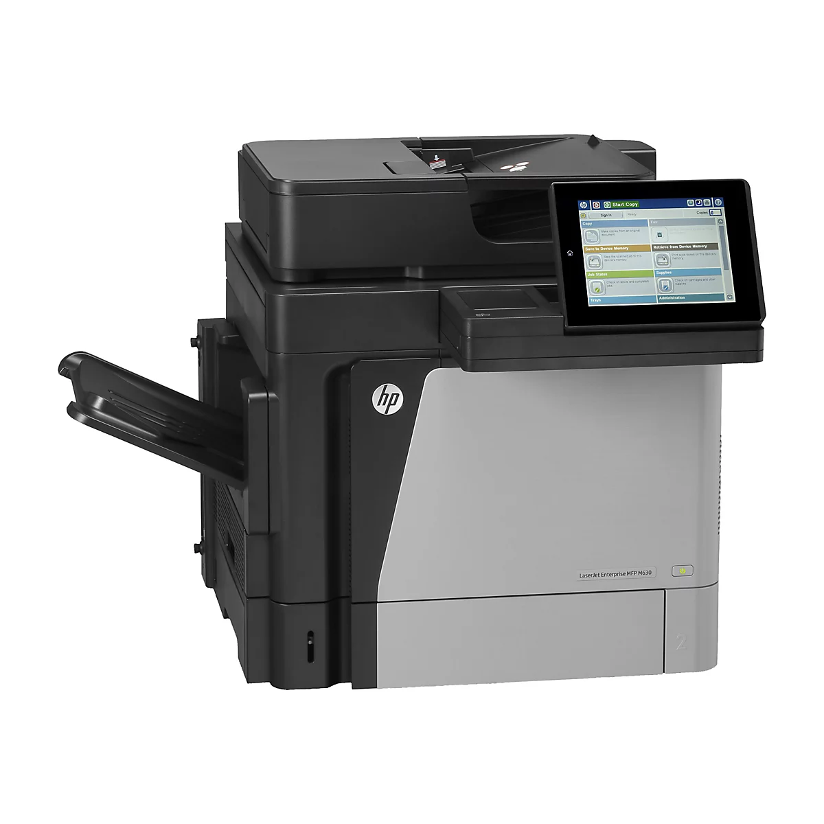 HP LaserJet Enterprise MFP M630dn - Multifunktionsdrucker - s/w - Laser - Legal (216 x 356 mm) (Original) - A4/Legal (Medien)