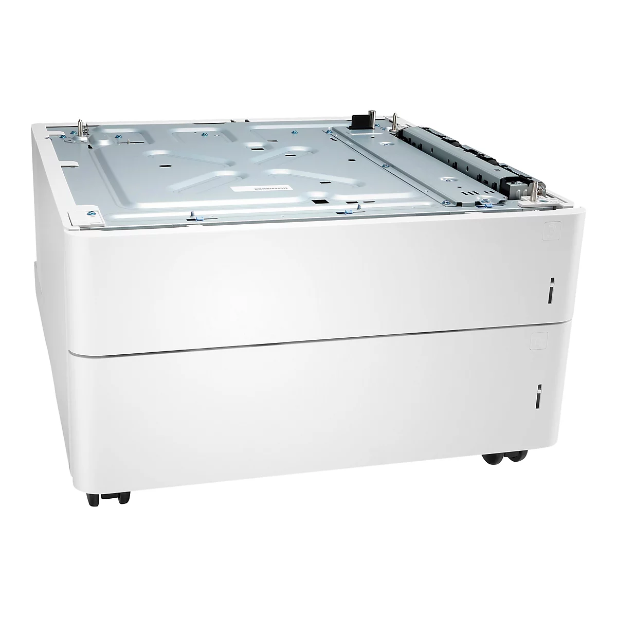 HP Papierzuführung und Unterstand - Medienschacht - 1100 Blätter in 2 Schubladen (Trays) - für Color LaserJet Enterprise MFP M776; LaserJet Enterprise Flow MFP M776