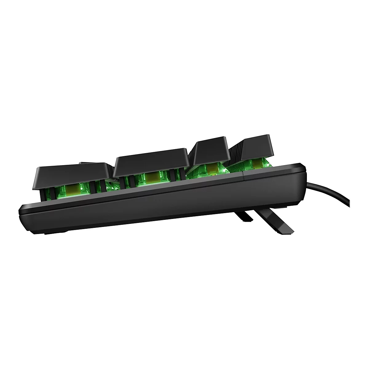 HP Pavilion Gaming 550 - Tastatur - Hintergrundbeleuchtung - Deutsch - Tastenschalter: roter Schalter - für HP 21, 22, 24, 27; Pavilion 24, 27, 32, TP01