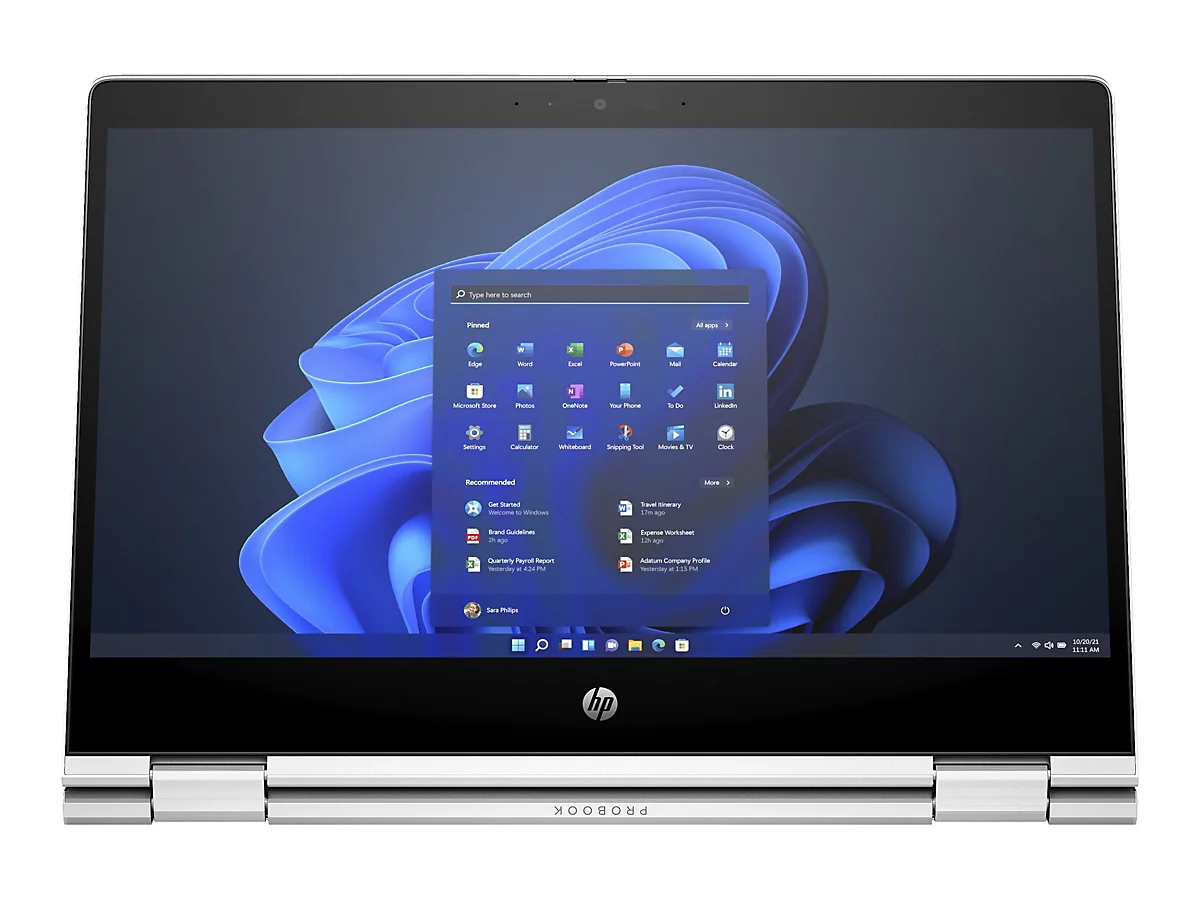 HP Pro x360 435 G10 Notebook - Wolf Pro Security - Flip-Design - AMD Ryzen 5 7530U / 2 GHz - Win 11 Pro - Radeon Graphics