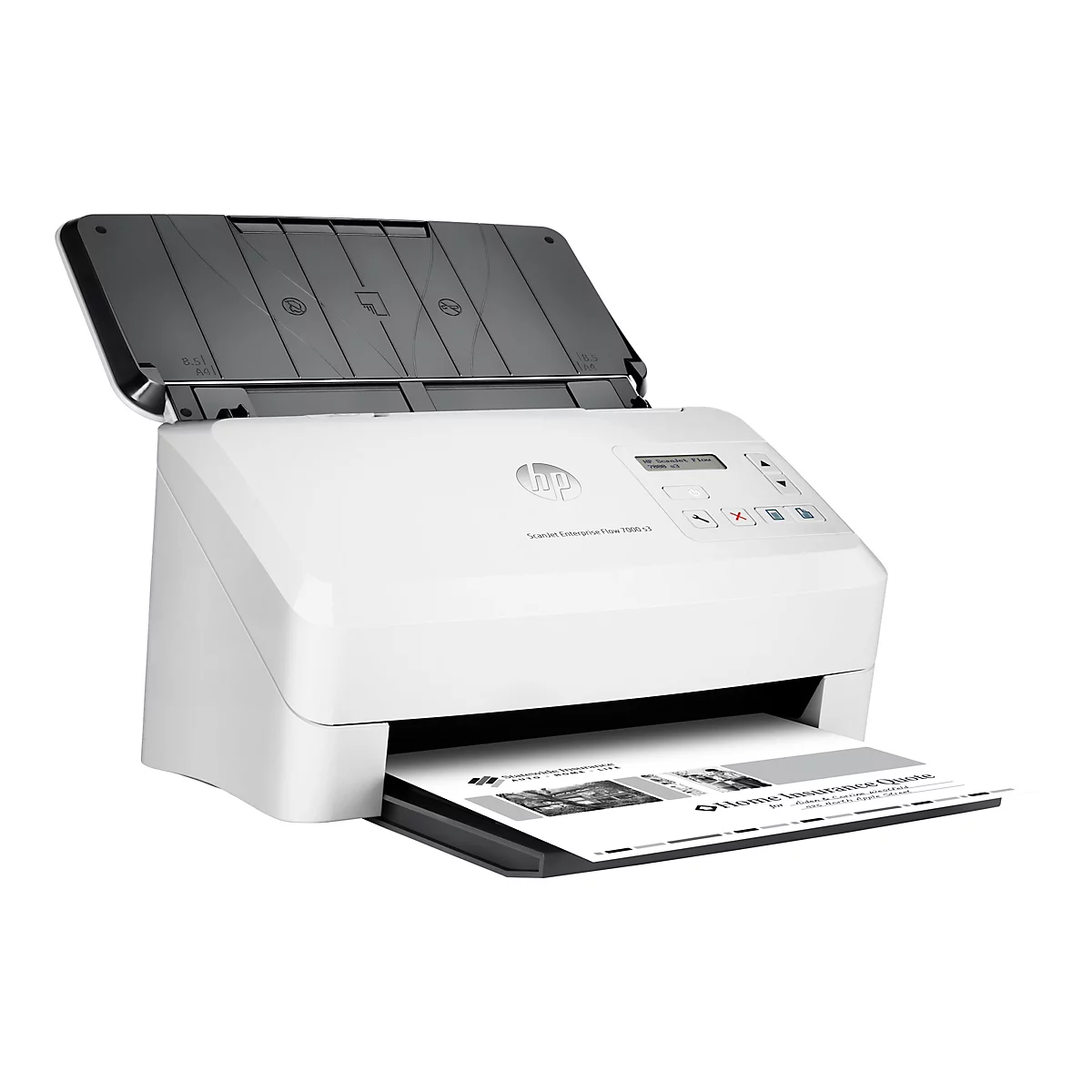 HP ScanJet Enterprise Flow 7000 s3 Sheet-feed Scanner - Dokumentenscanner - Duplex - 216 x 3100 mm - 600 dpi x 600 dpi - bis zu 75 Seiten/Min. (einfarbig)